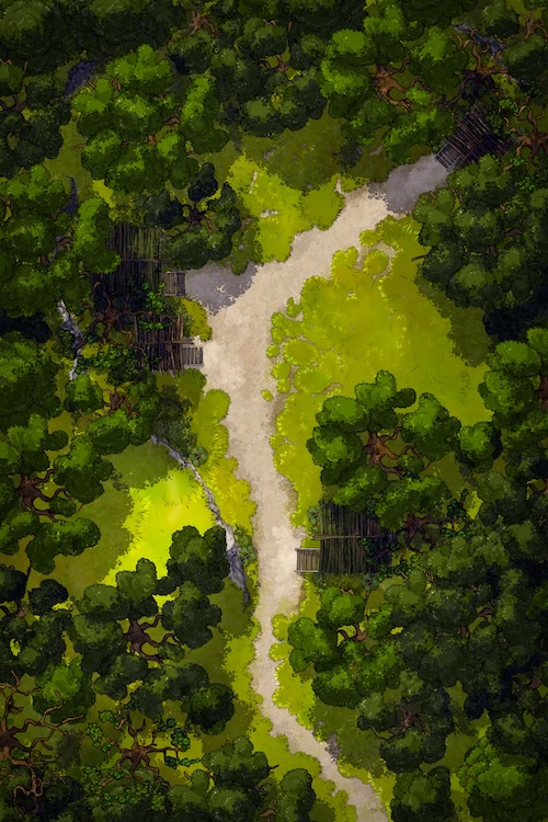 Huts in the Forest